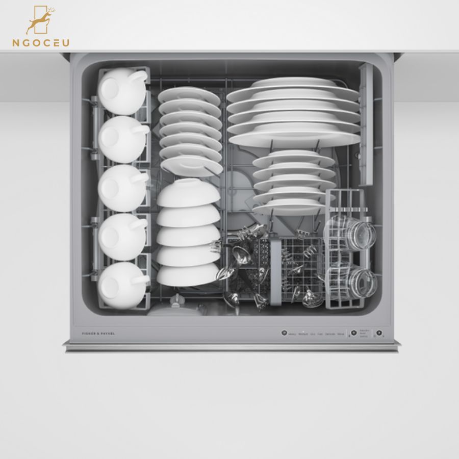 Máy rửa bát đôi thông minh Fisher Paykel Dish Drawer DD60D4HNX9 Series 9 - Mặt Thép không gỉ