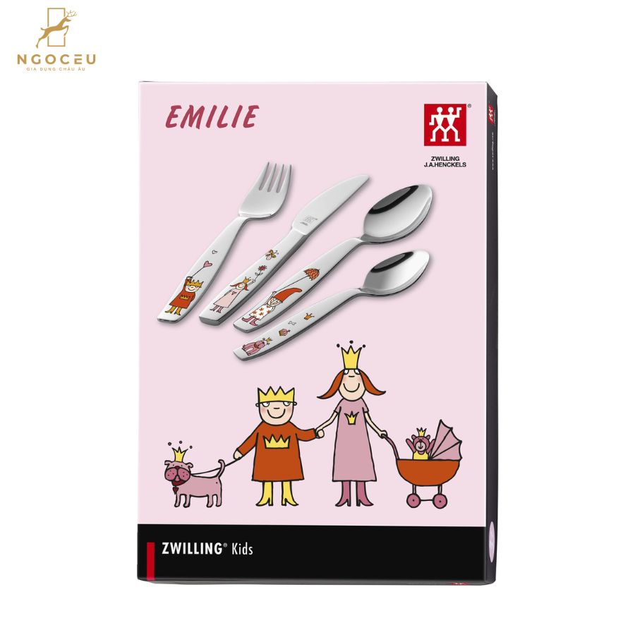 Bộ dao thìa dĩa trẻ em Zwilling Emilie 07136-210