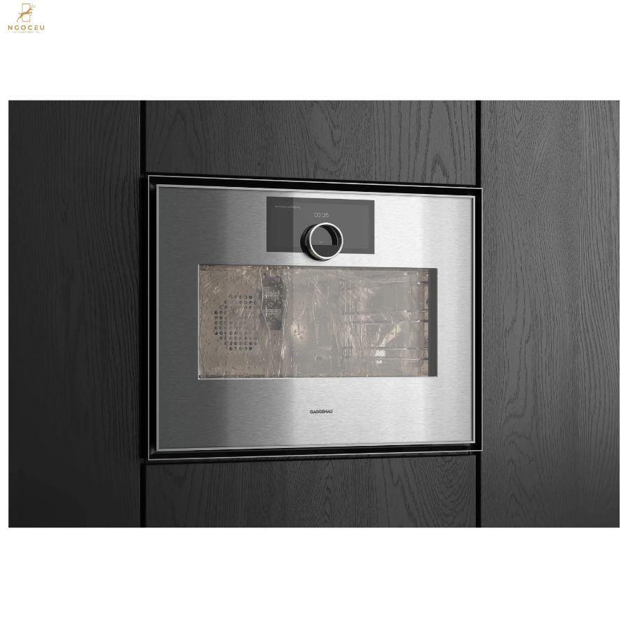 Lò nướng kèm hấp cánh phải Gaggenau Expressive GS450120 - Màu Khói