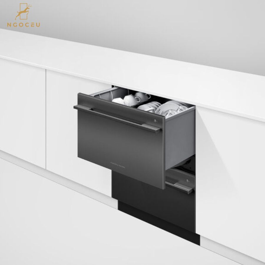 Máy rửa bát đôi thông minh Fisher Paykel Dish Drawer DD60DDFHB9 Series 9 - Mặt Thép không gỉ màu đen