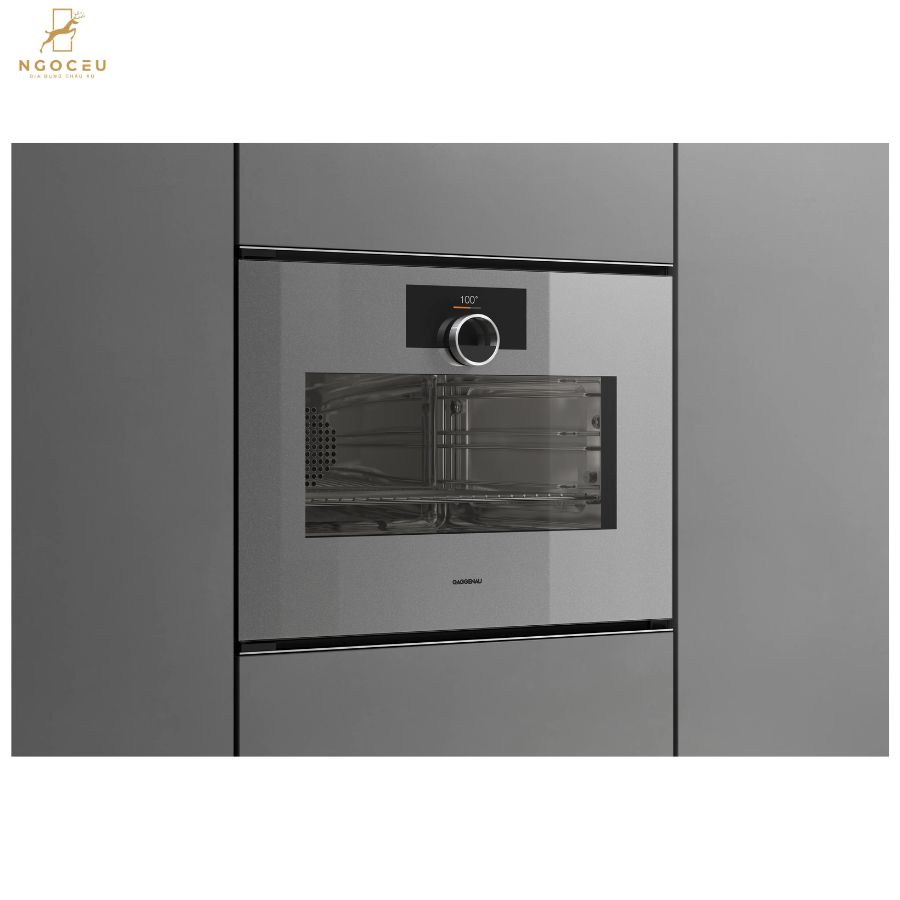 Lò nướng kèm hấp cánh trái Gaggenau Minimalistic GS251130 Sterling