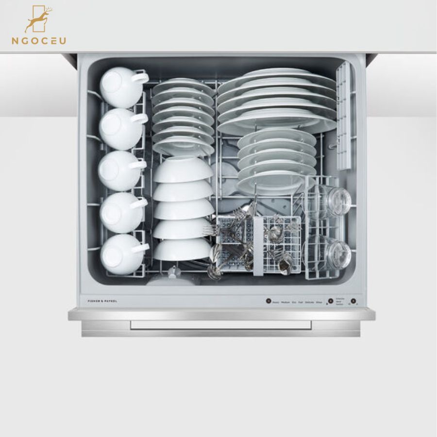 Máy rửa bát đôi thông minh Fisher Paykel Dish Drawer DD60DDFHX9 Series 9 - Mặt thép không gỉ