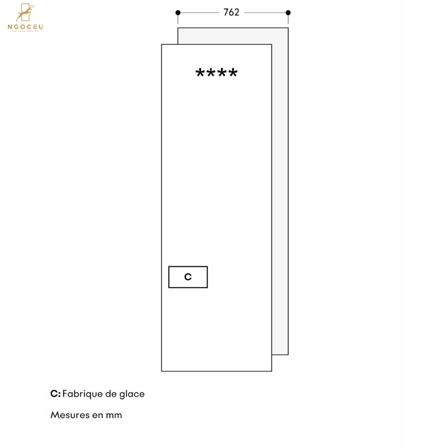 Tủ đông Vario Expressive 516L - Gaggenau RVF477190