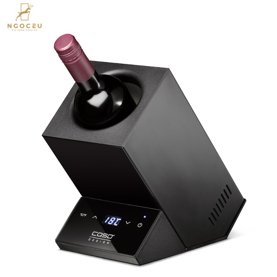 Bình Giữ Lạnh Rượu Caso WineCase One Black 614