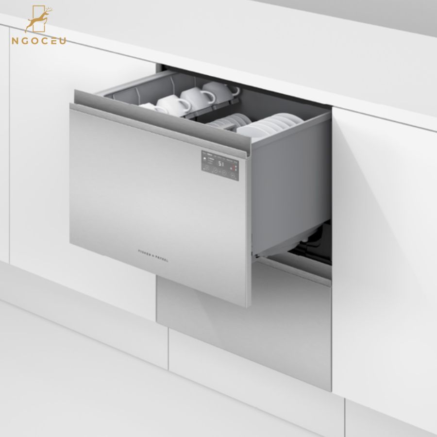 Máy rửa bát đôi thông minh Fisher Paykel Dish Drawer DD60D2HNX9 Series 7 - Mặt thép không gỉ