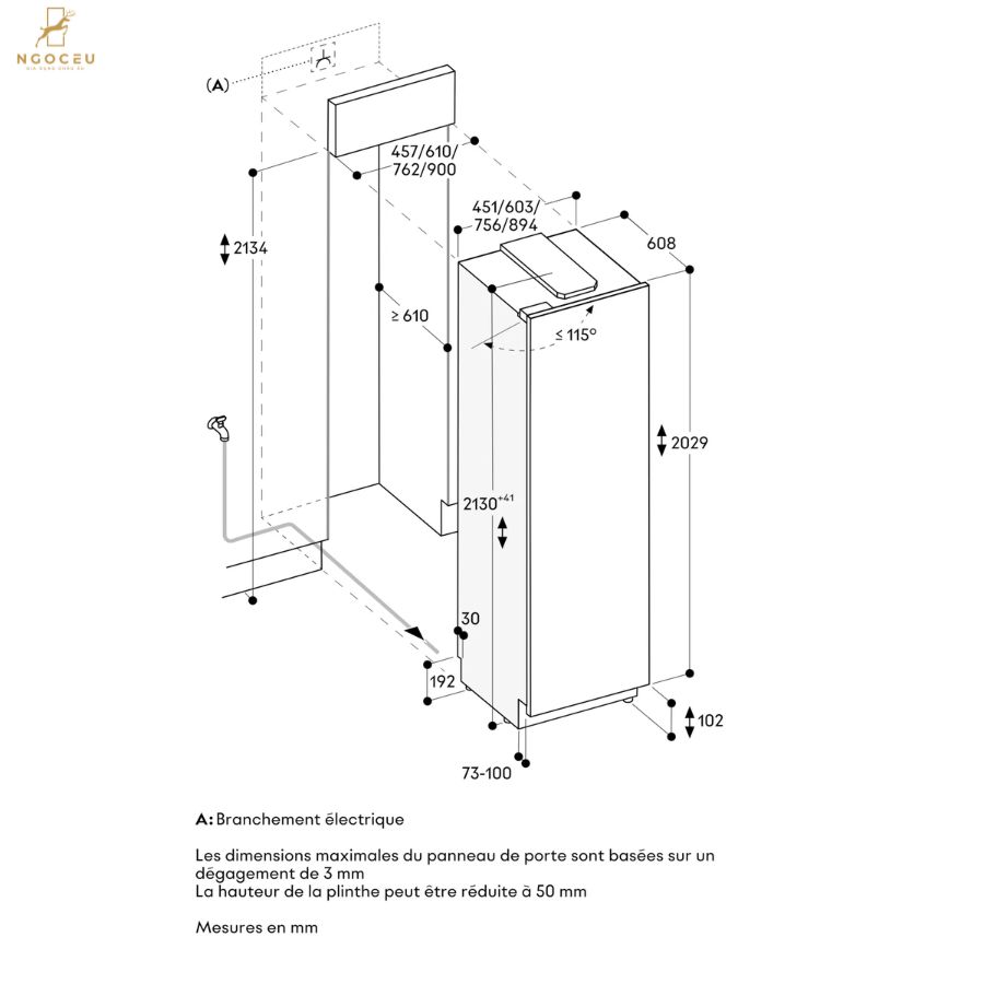 Tủ đông Vario Expressive 516L - Gaggenau RVF477190