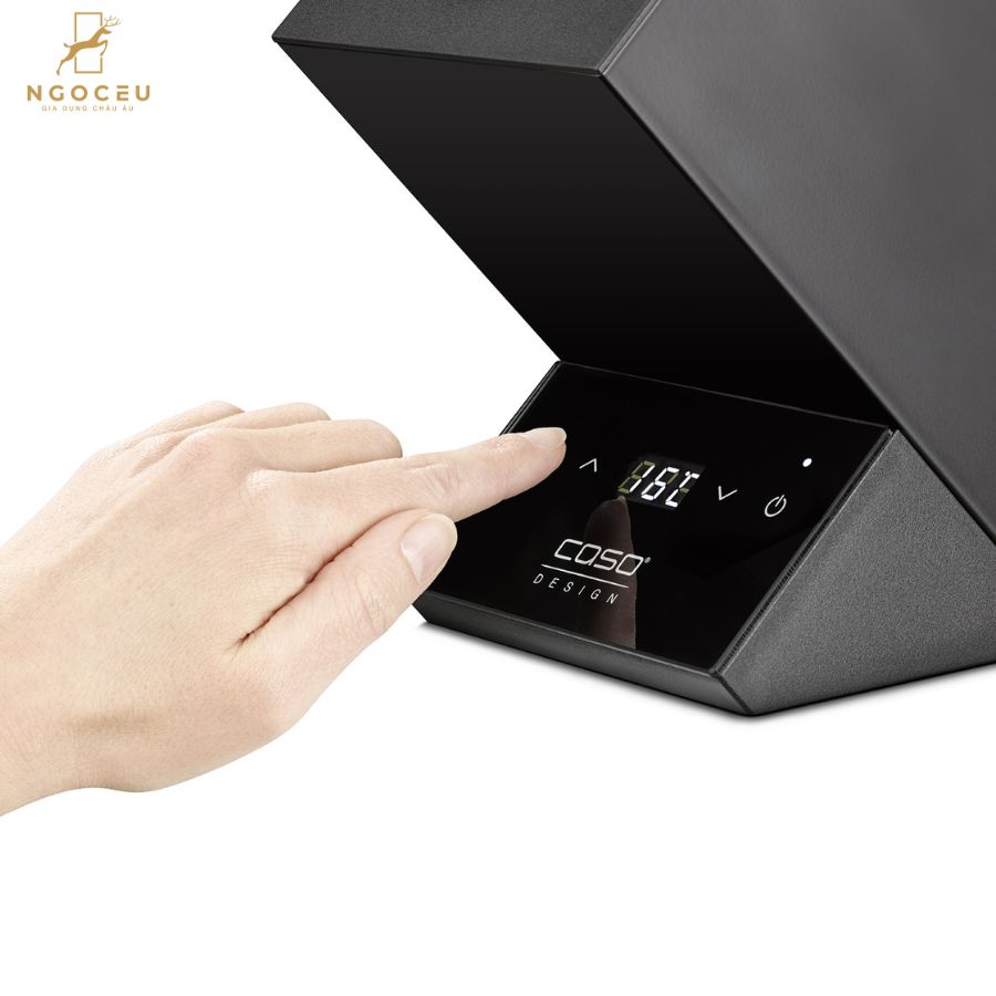 Bình Giữ Lạnh Rượu Caso WineCase One Black 614