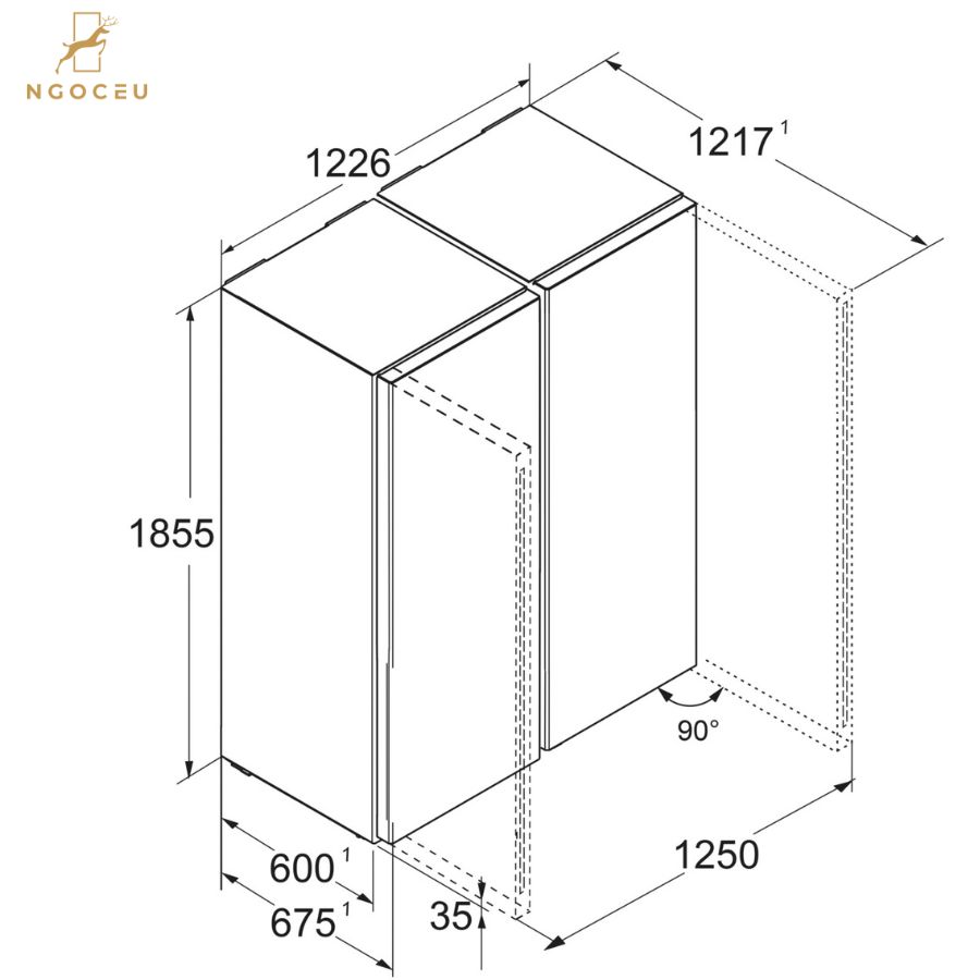 Tủ lạnh 676 lít - Liebherr XRFbd 5220 Plus BioFresh NoFrost