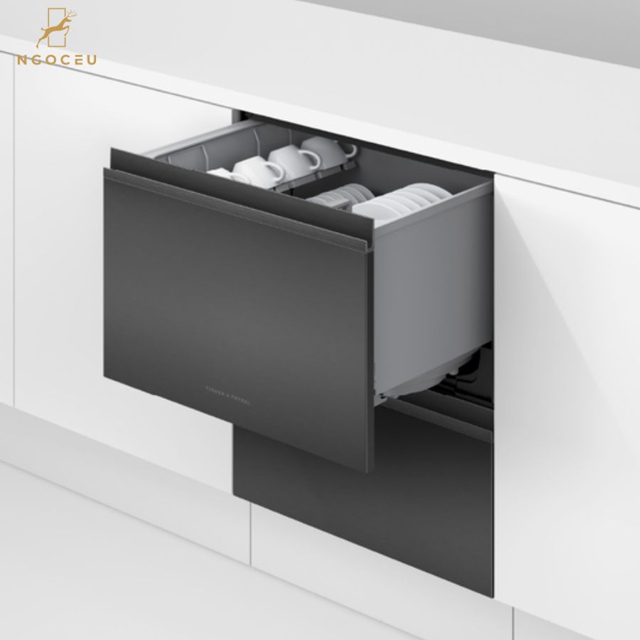 Máy rửa bát đôi thông minh Fisher Paykel Dish Drawer DD60D4HNB9 Series 9 - Mặt Thép không gỉ màu đen