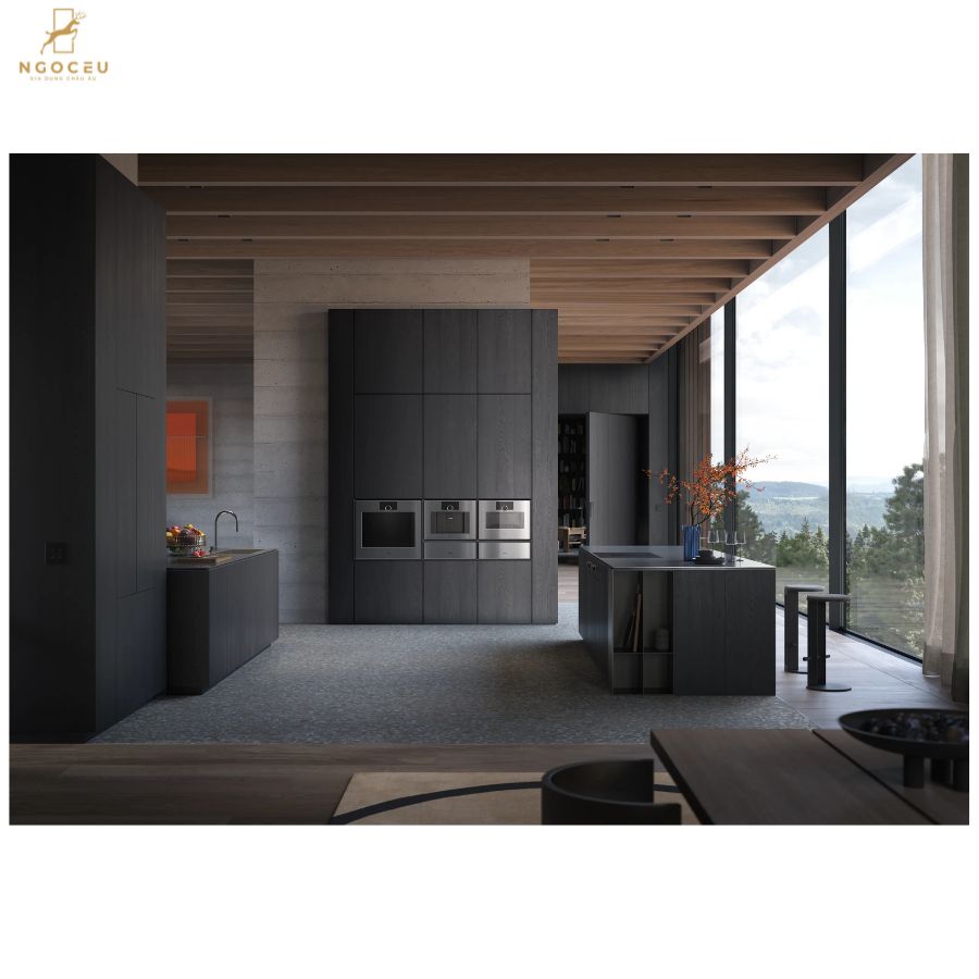 Lò hấp kèm nướng cánh trái Gaggenau Expressive GS471120 - Màu Khói