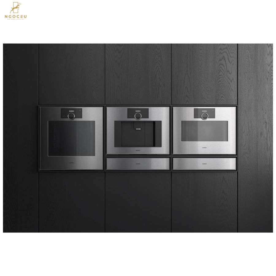 Lò nướng kèm hấp cánh phải Gaggenau Expressive GS450120 - Màu Khói