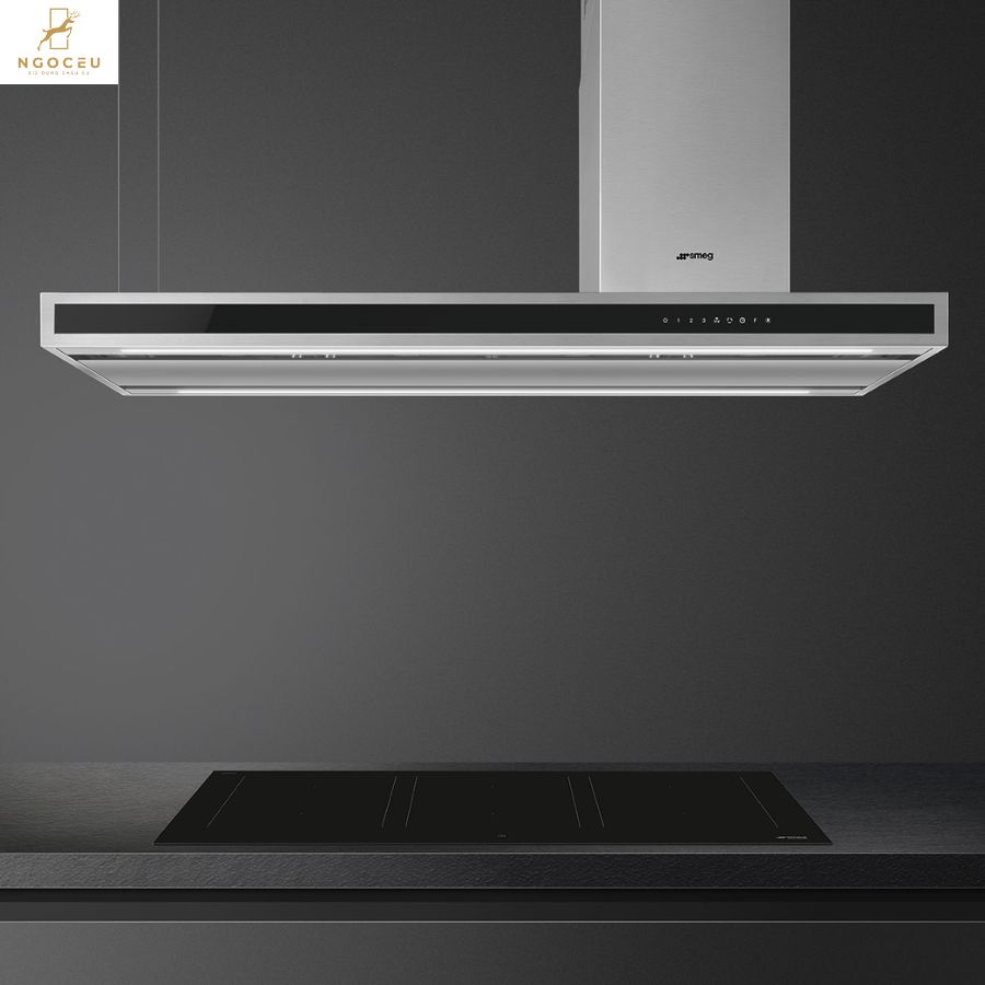 Máy hút mùi đảo Smeg KLTI12L4X - 120cm