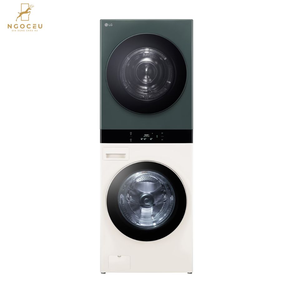 Tháp giặt sấy LG Tromm Object Collection - WL22GEZU 25/22kg