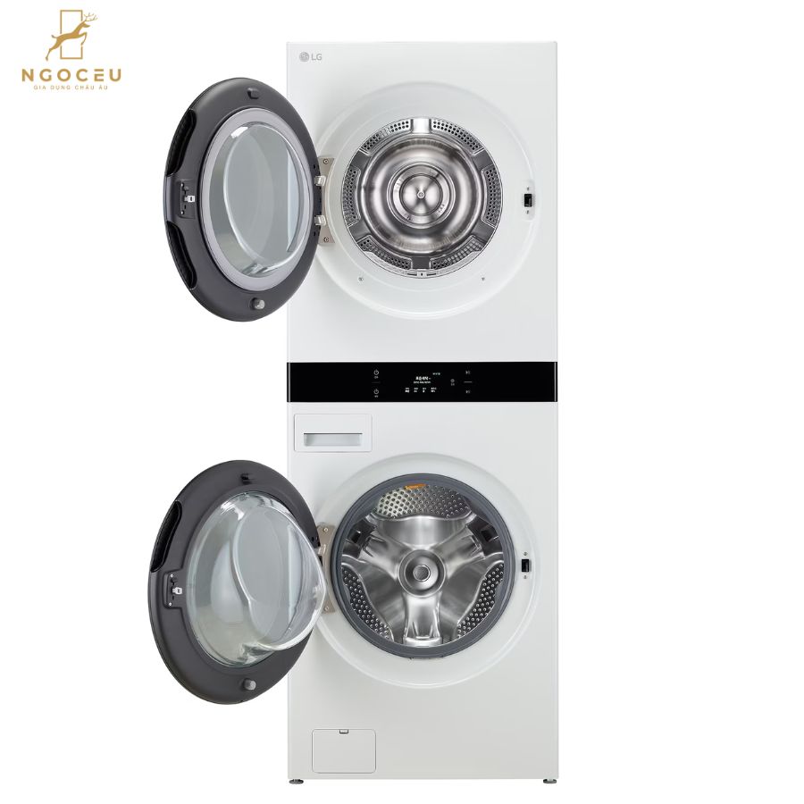 Tháp giặt sấy LG Tromm Object Collection - WL22WDU 25/22kg