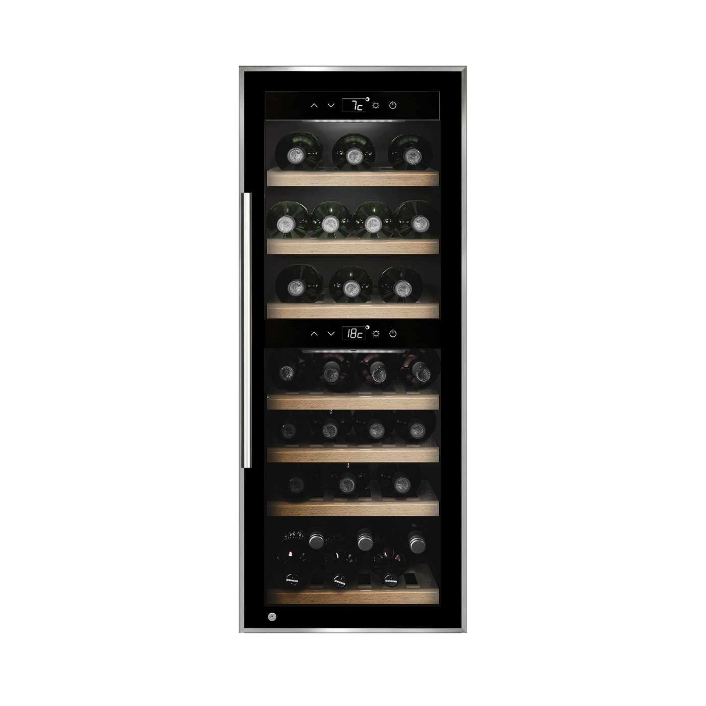 Tủ bảo quản rượu vang Caso WineComfort 38 - Black