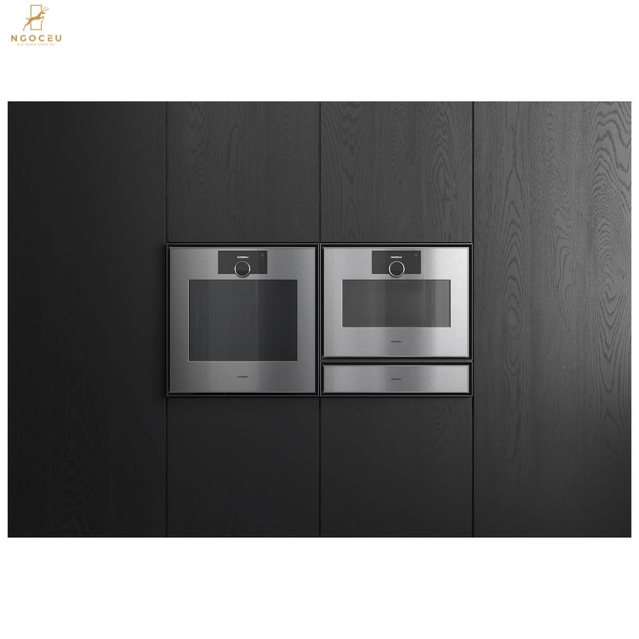 Lò nướng kèm hấp cánh phải Gaggenau Expressive GS450120 - Màu Khói