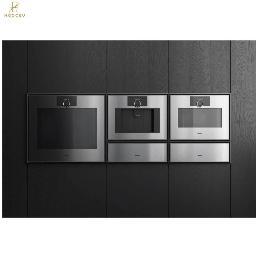 Lò nướng kèm hấp cánh phải Gaggenau Expressive GS450120 - Màu Khói