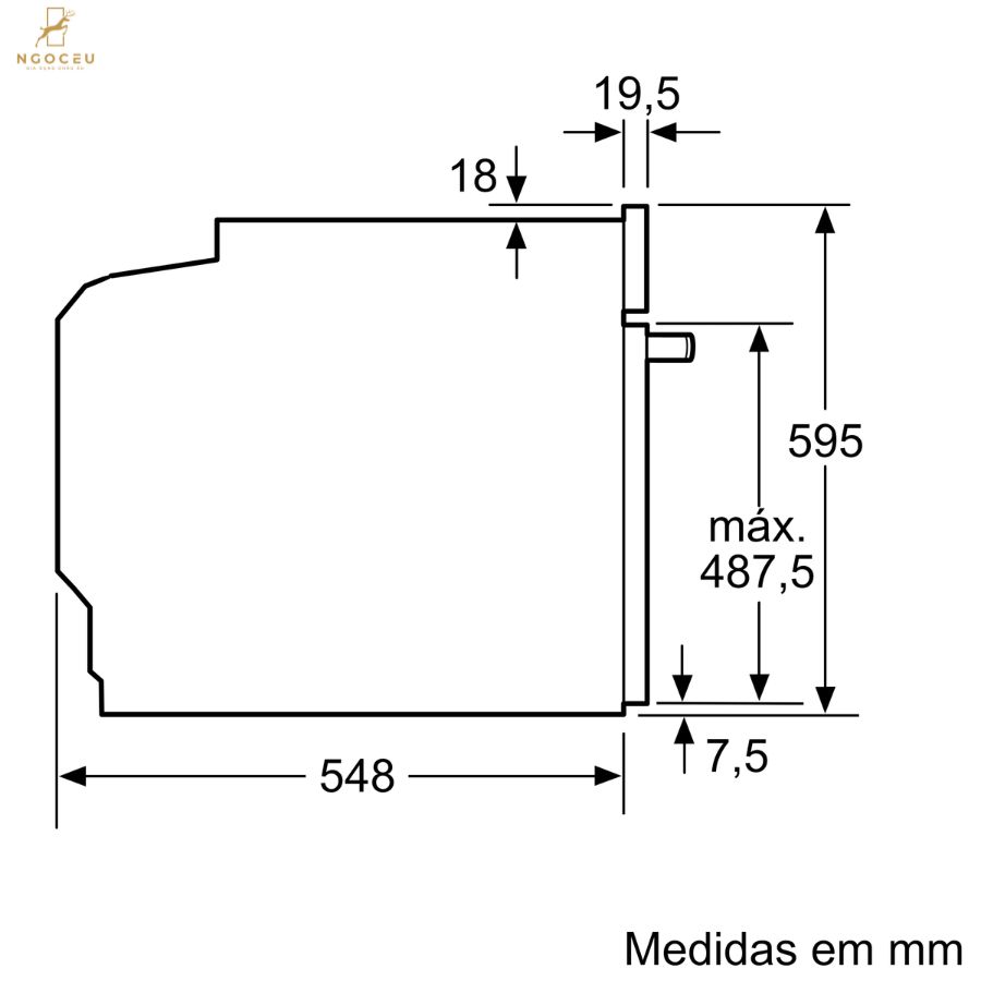 Lò nướng Bosch HBG724AB1 - Series 8