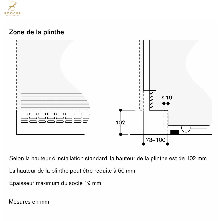 Tủ đông Vario Expressive 516L - Gaggenau RVF477190