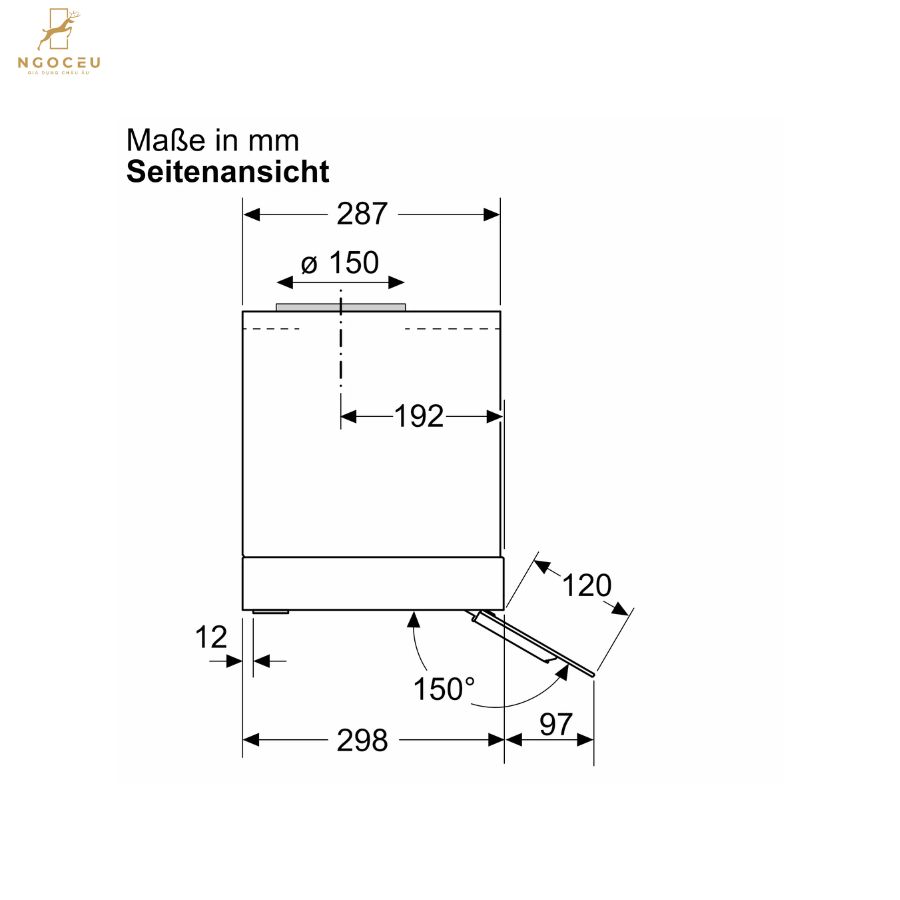 Máy hút mùi Bosch DBB97DP60 – Series 6
