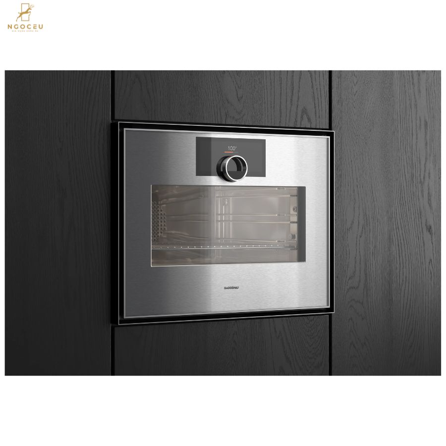 Lò nướng kèm hấp cánh phải Gaggenau Expressive GS450120 - Màu Khói