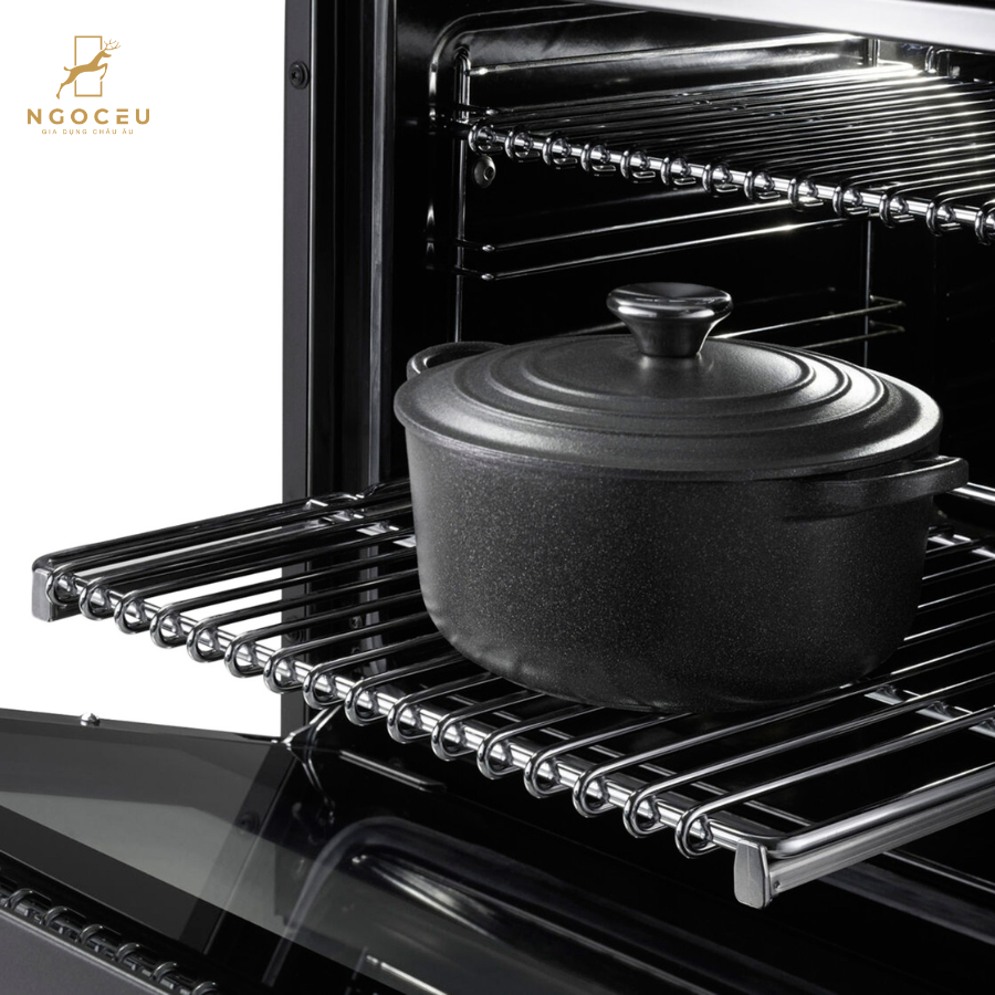 Bếp gas hỗn hợp kèm lò nướng Bertazzoni Master MAS126G2ENET 120 cm