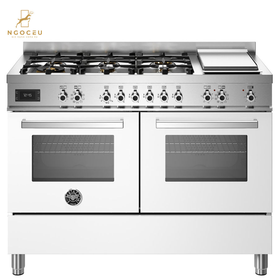 Bếp gas hỗn hợp kèm lò nướng Bertazzoni PRO126G2EBIT 120 cm