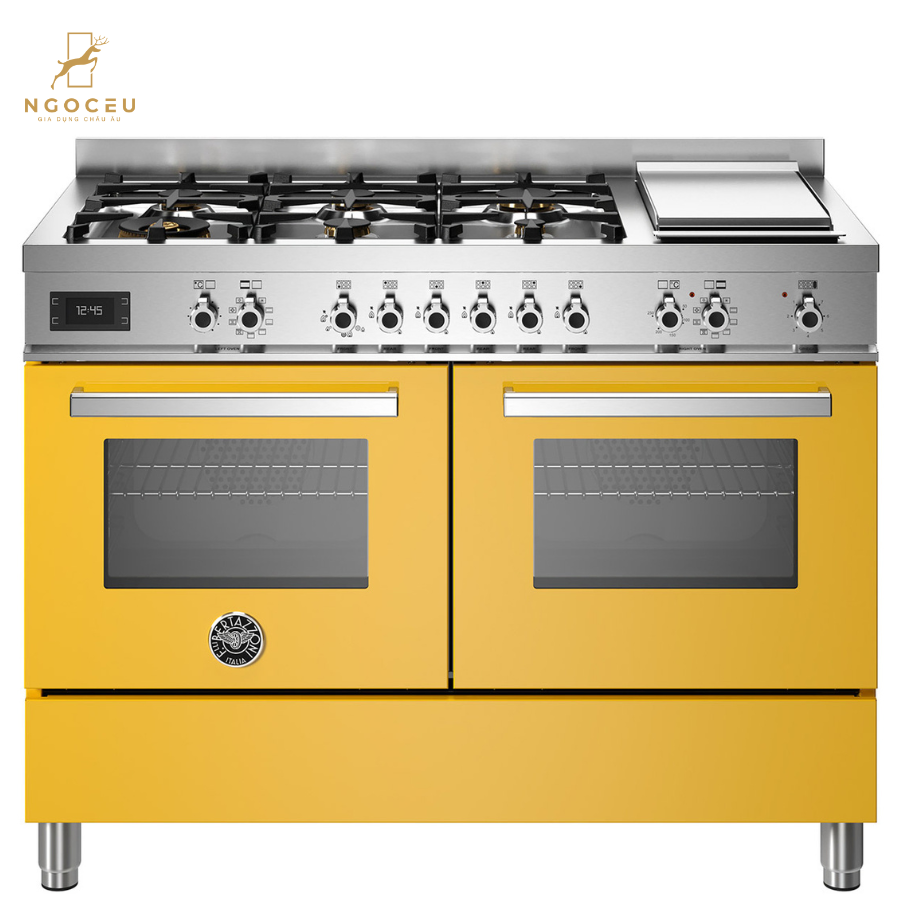 Bếp gas hỗn hợp kèm lò nướng Bertazzoni PRO126G2EGIT 120 cm