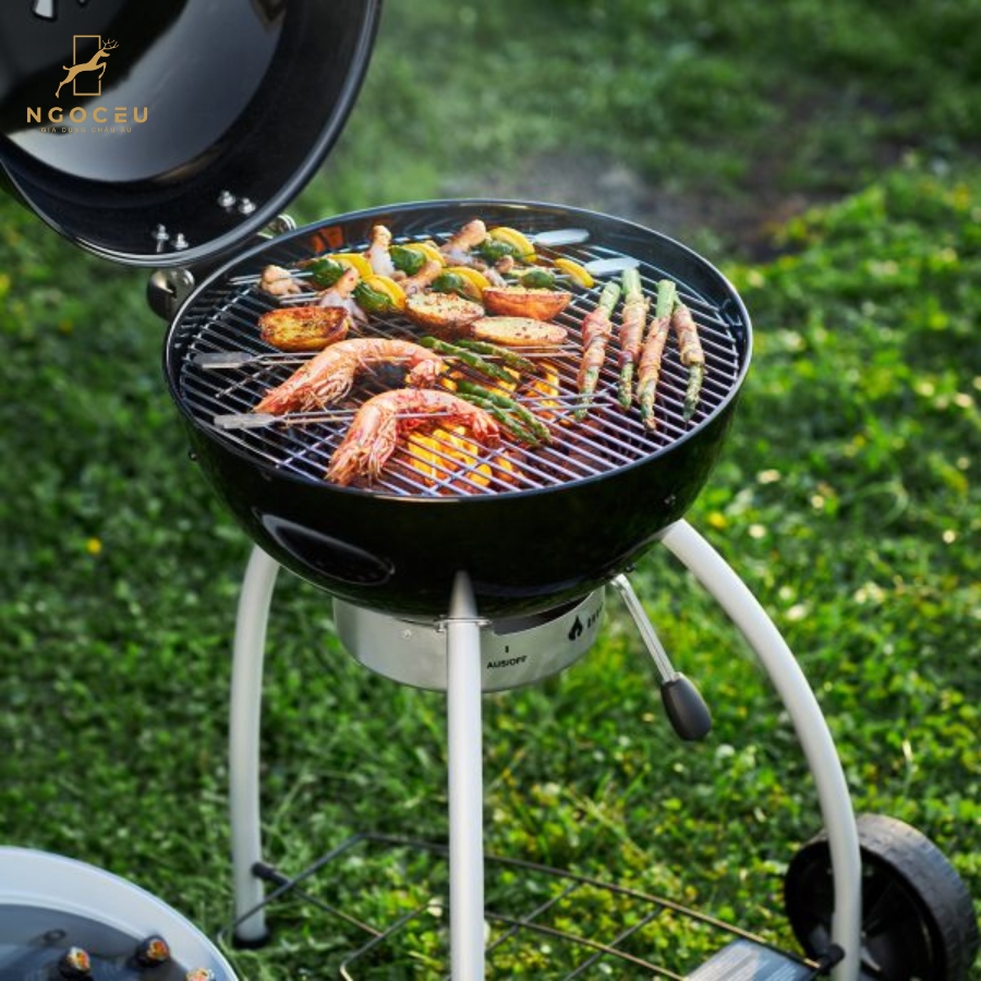 Bếp nướng BBQ Rosle 25007 No.1 Belly dùng than - Màu đen