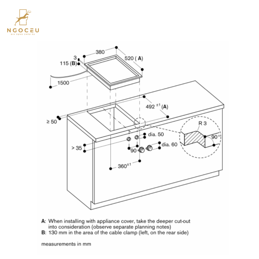 Bếp nướng Teppan Yaki  Gaggenau VP414115 - Serie 400