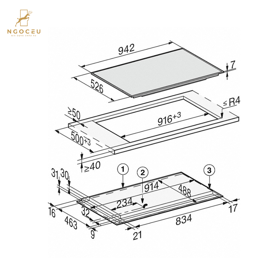 Bếp từ Miele KM 7999 FR