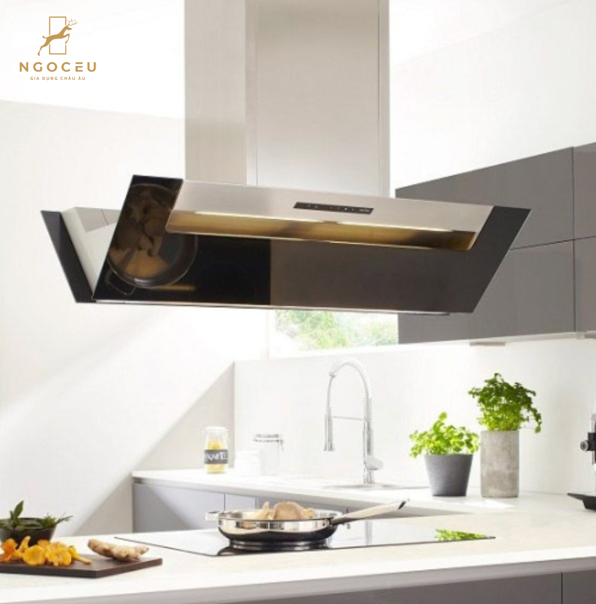 Máy hút mùi bàn đảo Berbel Ergoline BIH 110 EG - Màu Trắng