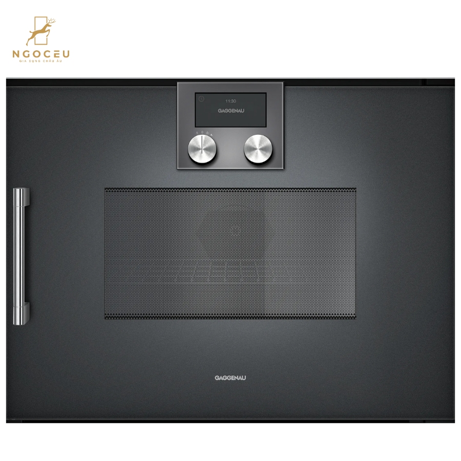 Lò nướng kết hợp lò vi sóng cánh phải Gaggenau BMP250100 - Series 200