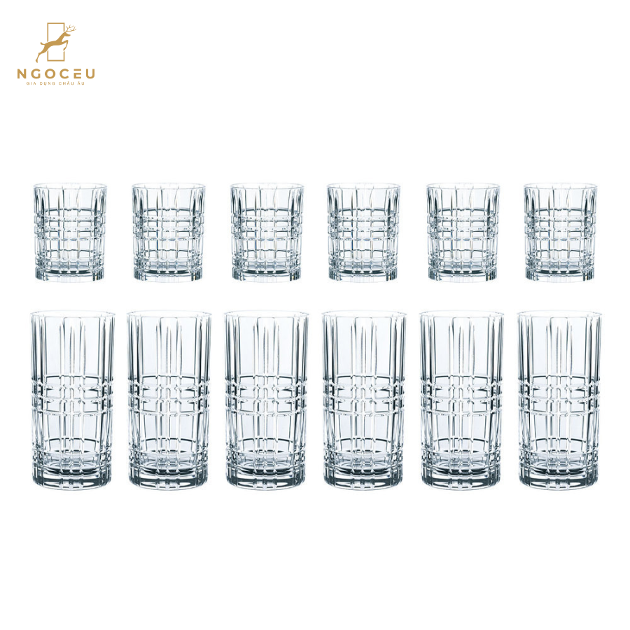 Bộ 12 cốc Nachtmann Highland Becher Square 101754