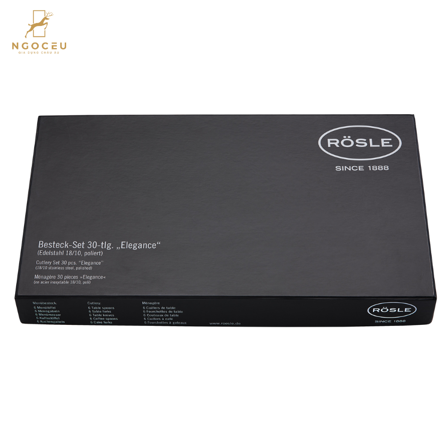 Bộ dao thìa dĩa  30 món Roesle Elegance 13207