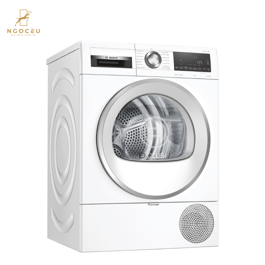 Máy sấy bơm nhiệt 8kg Bosch WQG233C90 - Serie 6