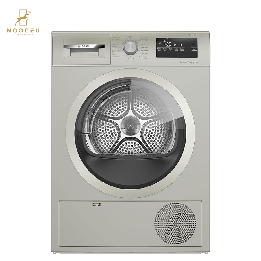 Máy sấy bơm nhiệt 8 kg Bosch WTH85VX3 - Serie 4