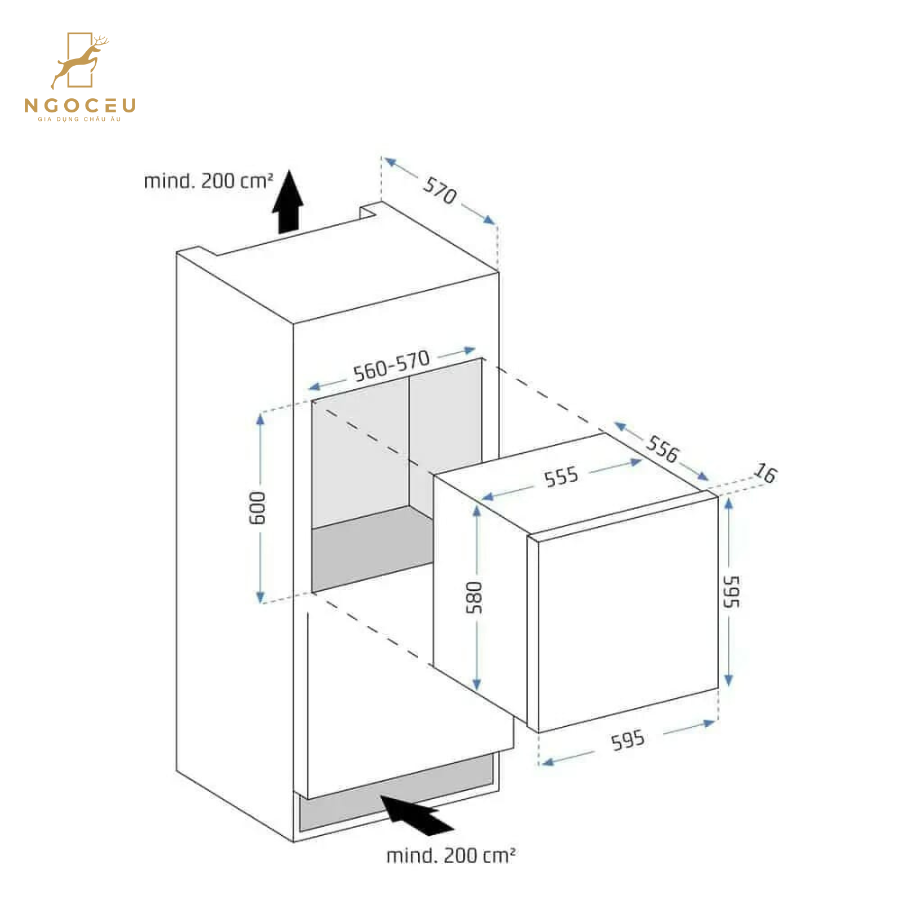 Tủ bảo quản rượu vang Caso WineDeluxe E29