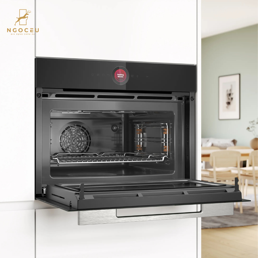 Lò nướng kèm lò vi sóng âm tủ Bosch CMG7241B1 - Serie 8