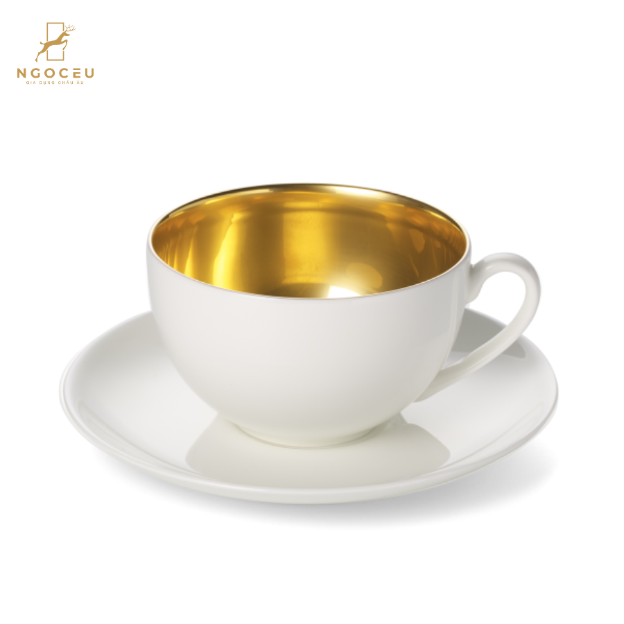 Cốc trà cafe 0,25l DIBBERN Goldrausch S0110810600  - Trắng/Gold