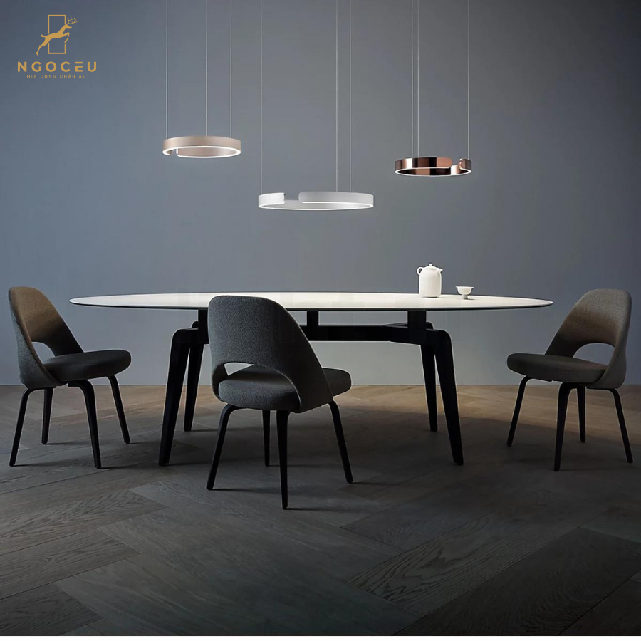 Đèn thả treo trần Occhio Mito Sospeso 60cm - Màu Bạc