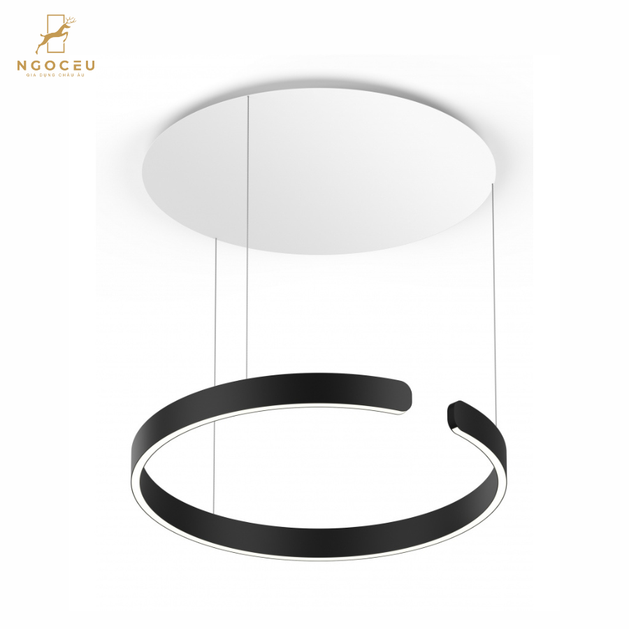 Đèn thả treo trần Occhio Mito Sospeso 60cm - Màu Đen