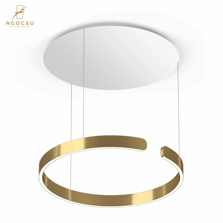 Đèn thả treo trần Occhio Mito Sospeso 60cm - Màu Đồng