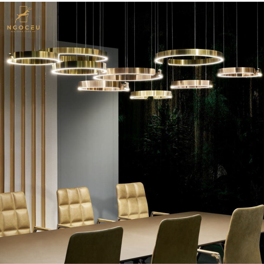 Đèn thả treo trần Occhio Mito Sospeso 60cm - Màu Đồng