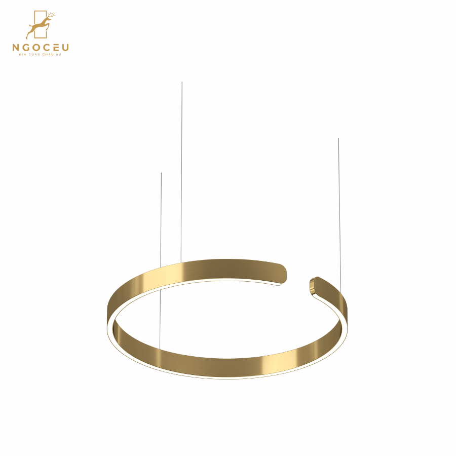 Đèn thả treo trần Occhio Mito Sospeso 60cm - Màu Đồng