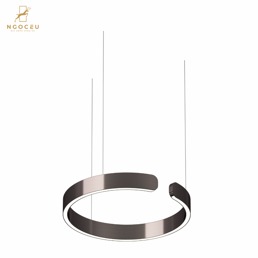 Đèn thả treo trần Occhio Mito Sospeso 40cm - Màu Nâu Đen
