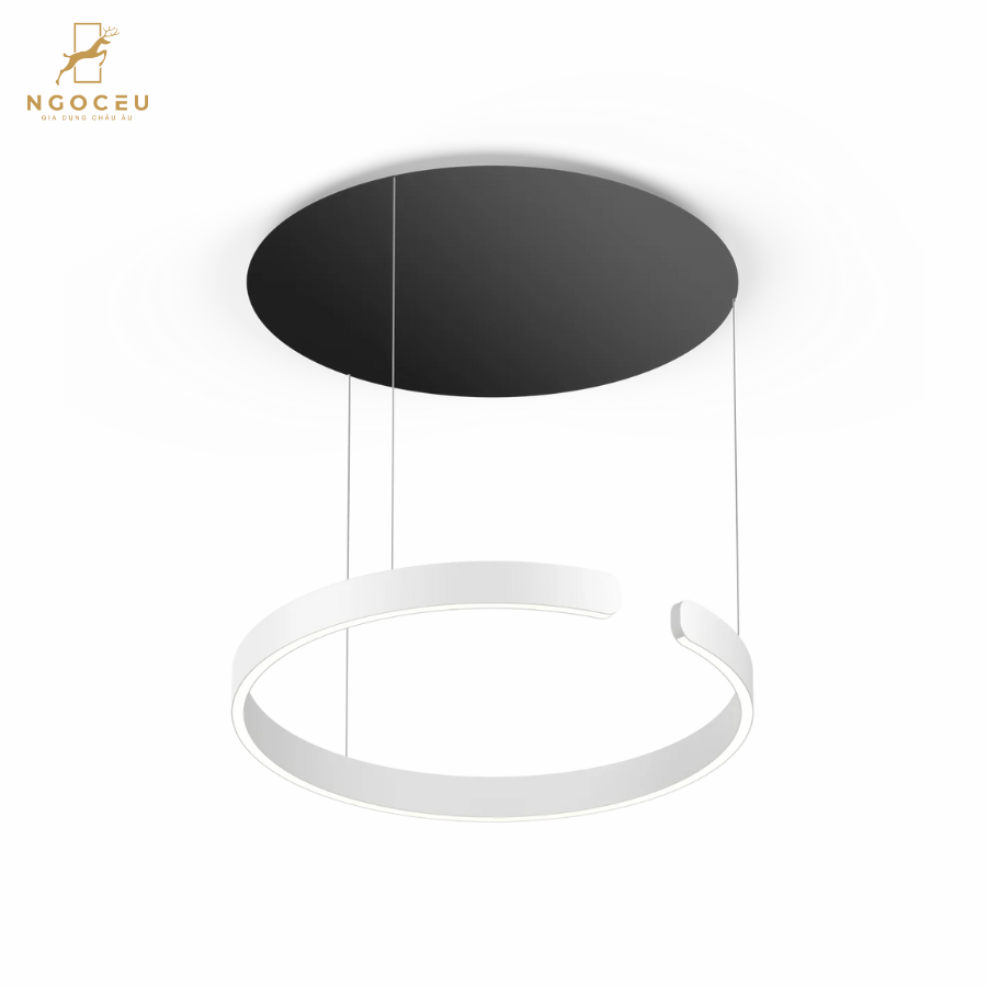 Đèn thả treo trần Occhio Mito Sospeso 60cm - Màu Trắng