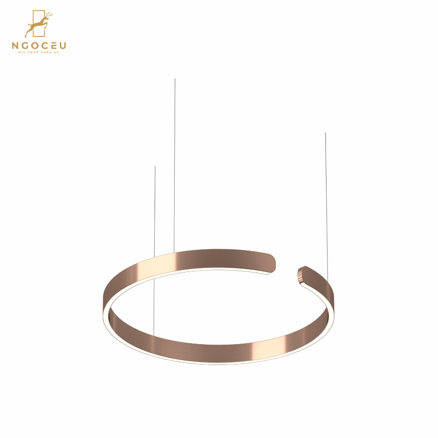 Đèn thả treo trần Occhio Mito Sospeso 60cm - Màu Vàng Hồng