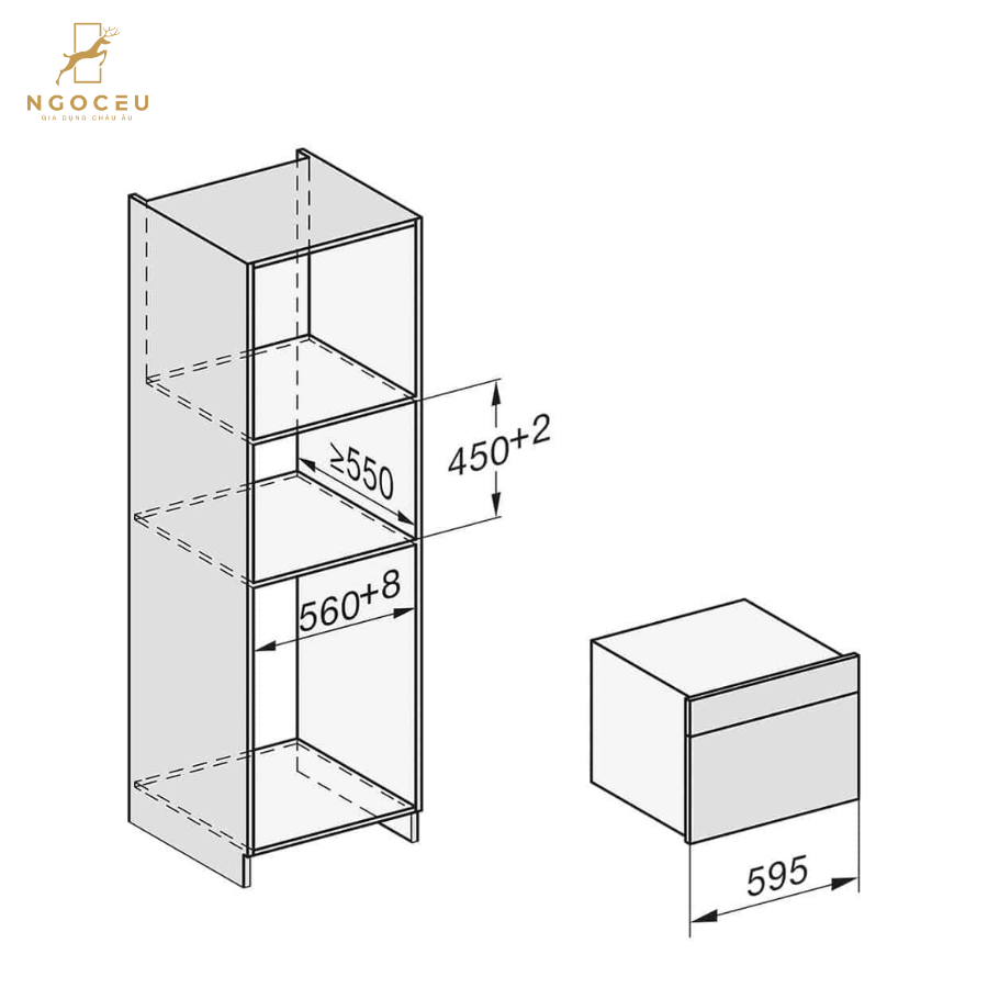 Lò hấp kết hợp vi sóng Miele DGM 7845 - Màu Xám