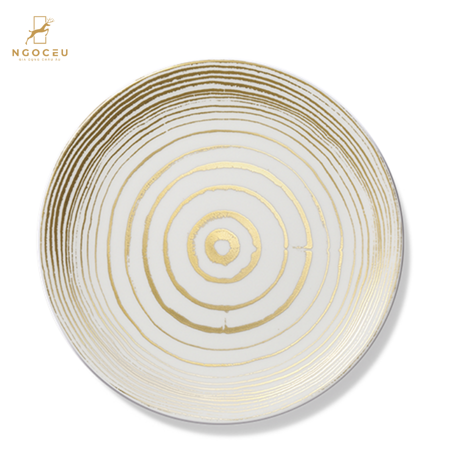 Đĩa lót 16cm Dibbern Golden Timber 0310909000 - Trắng/Gold